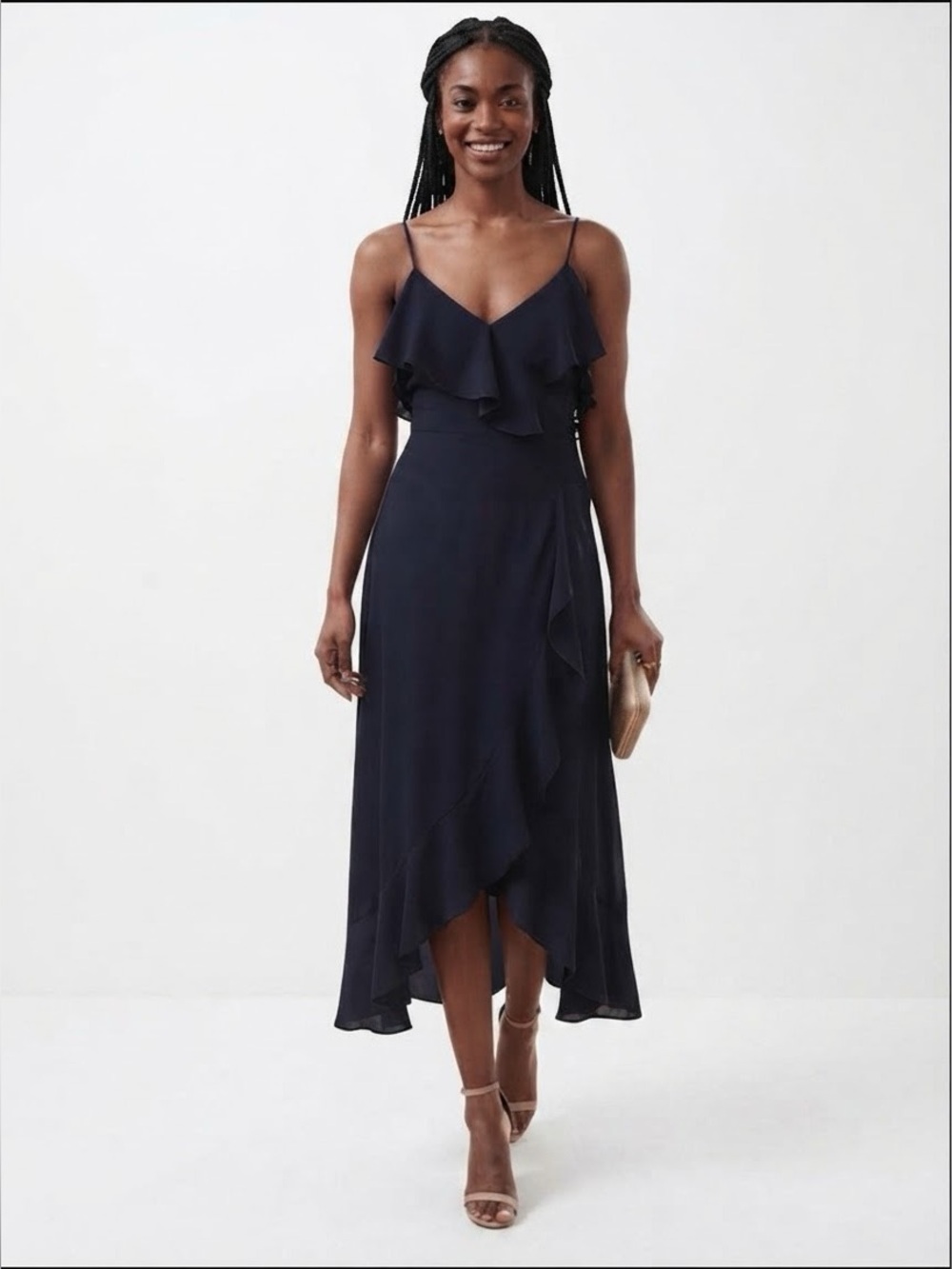 London Times Sleeveless Midi Fit + Flare Dress